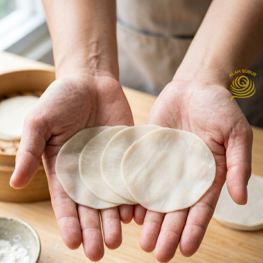 foto about alam subur kulit dimsum
